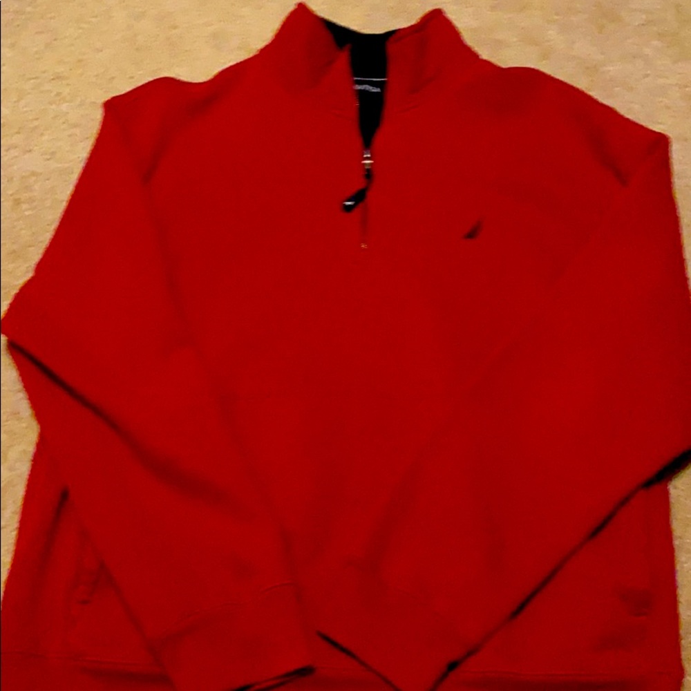 Nautica 1/4 zip w pockets